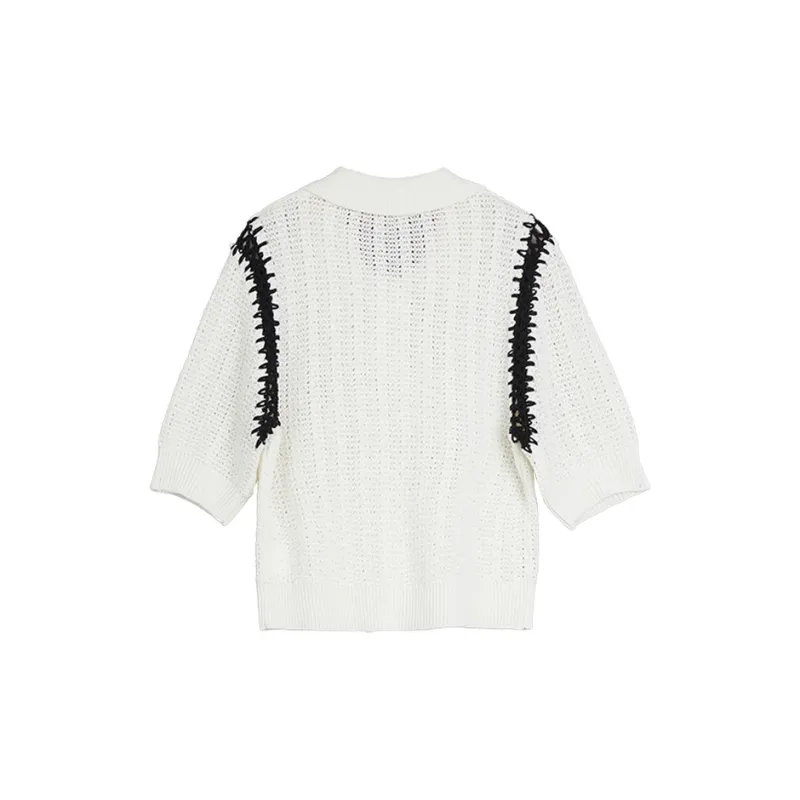 ELLE Knitwear Fall Women's White-1