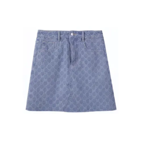 Hotwind Denim Short Skirts Women's Blue