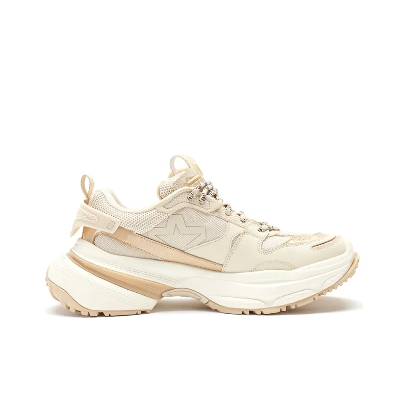 STARTER Dirty Chunky Sneakers Low Top Chunky Sneakers Women's Beige-1