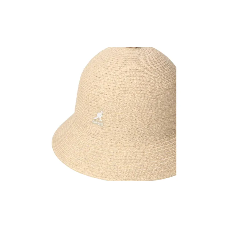 KANGOL Linen Bucket Hats Women's Beige-2
