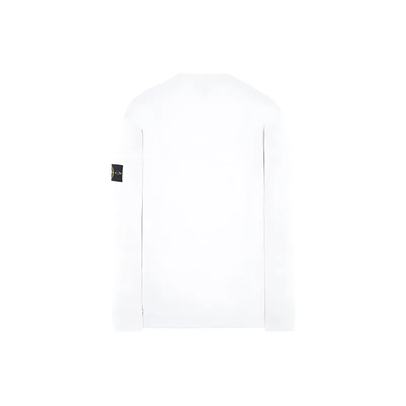 STONE ISLAND 63020 Brushed Cotton Fleece Crewneck Sweater-1