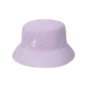KANGOL Polyester Acrylic Nylon Bucket Hats Unisex Lavender