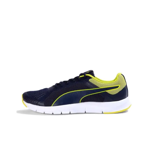 PUMA Tracklanka Cushioned Wear-Resistant Lightweight Low-Top Running Shoes Men's Blue Yellow White