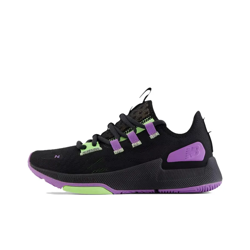 New Balance FuelCell Trainer V2 Anti Slip Wear Resistant Low Top Training Shoes Women's Black Purple-0