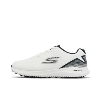 Skechers Go Golf Max 2 Slip Resistant, Abrasion Resistant, Breathable Low Top Golf Shoes Men's White Black