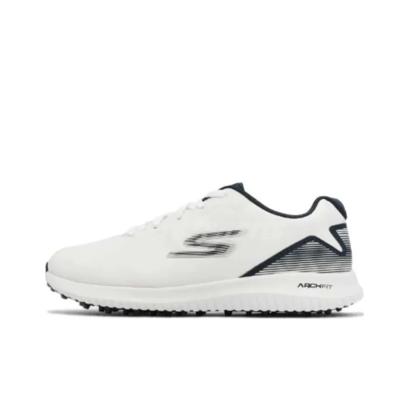 Skechers Go Golf Max 2 Slip Resistant, Abrasion Resistant, Breathable Low Top Golf Shoes Men's White Black-0