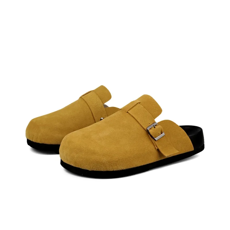 XIE SHE Abrasion Resistant Slip Resistant Wrap toe Slippers Unisex-51