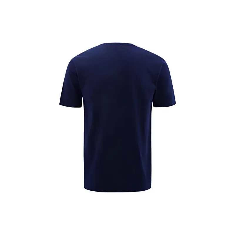 Champion Drop Shoulder Sleeve T Shirt Unisex Navy Blue Japan Version-1