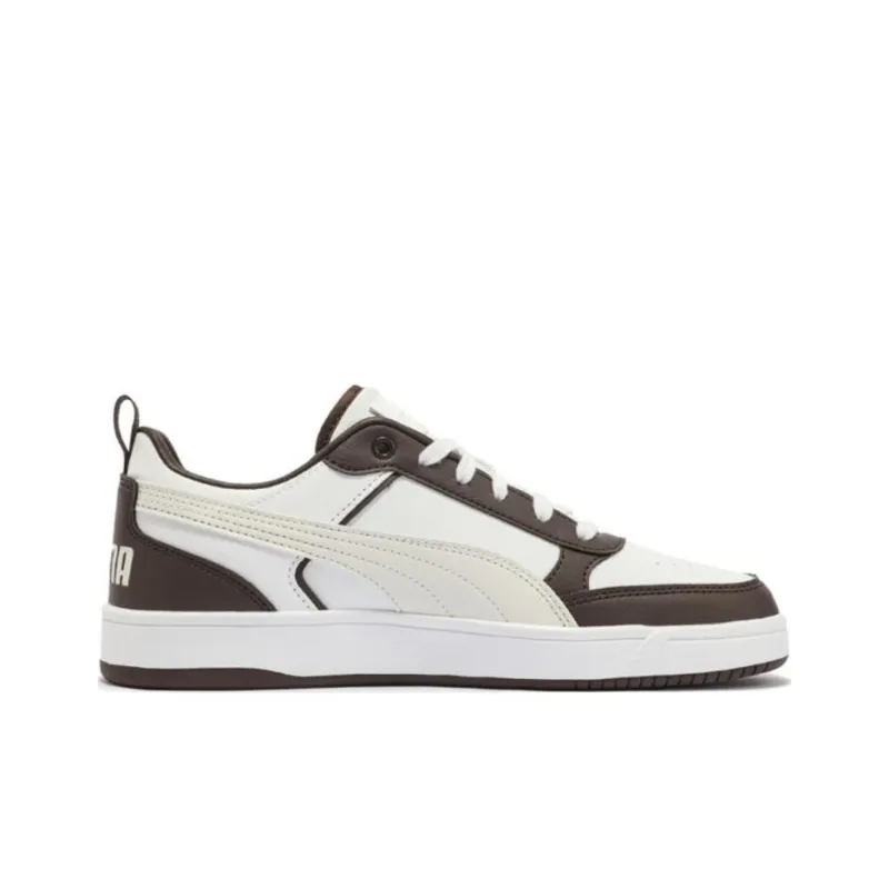 PUMA DRIBBLE Anti Slip Wear Resistant Low Top Casual Shoes Unisex White Black-1