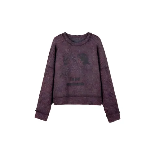 The Last Redemption Sweaters Men Grape Purple