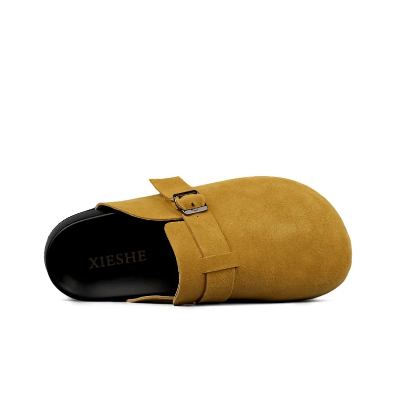 XIE SHE Abrasion Resistant Slip Resistant Wrap toe Slippers Unisex-50