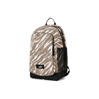 PUMA Fabric Backpack Large Size Unisex Black & Khaki