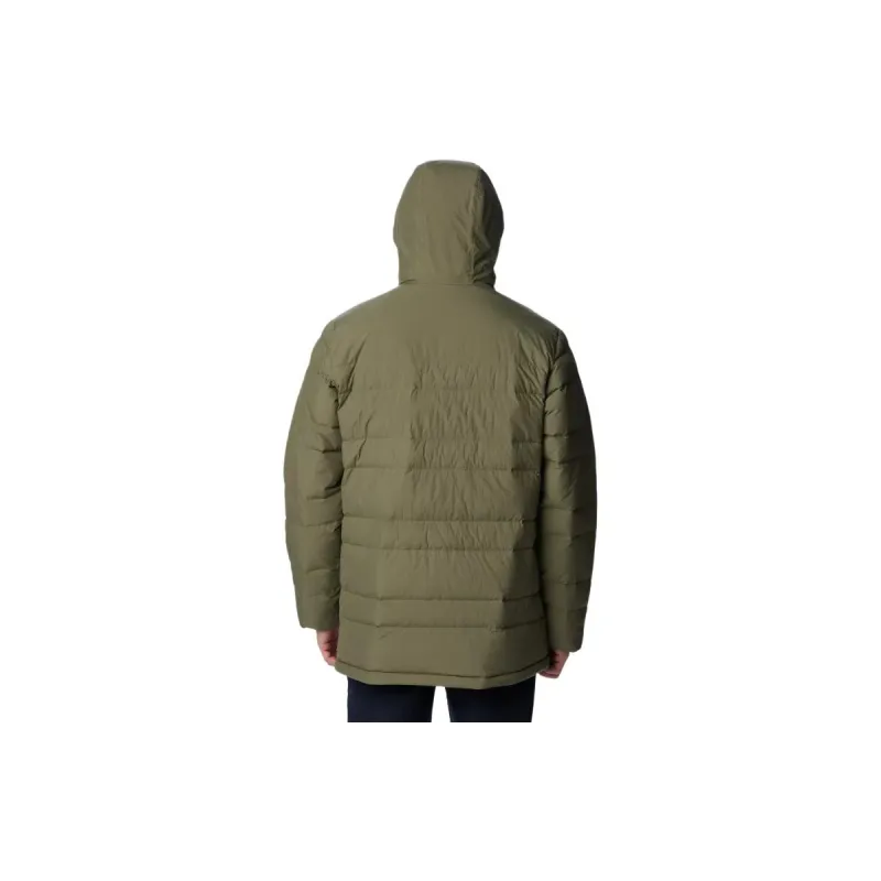 Columbia Saltzman Saltzman Down Parka Jackets Coats Men's Stone Color Green-1
