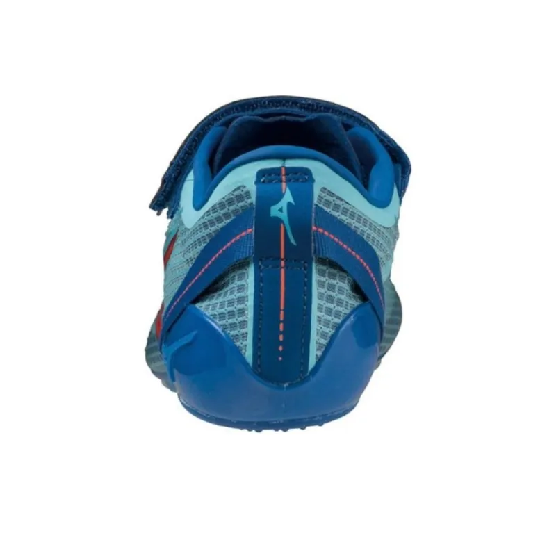 Mizuno Anti Slip Wear Resistant Low Top Rubber Long Distance Running Running Shoes Unisex Blue-3