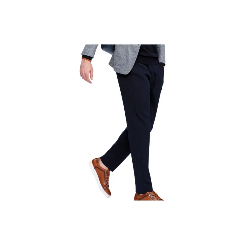 JODOLL Casual Pants Men's Navy Blue-1