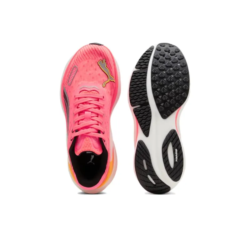 PUMA Magnify Nitro 2 Anti Slip Wear Resistant Low Top Casual Running Shoes Women's Pink-3