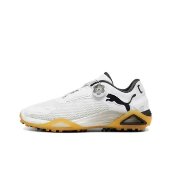 PUMA Anti Slip Wear Resistant Low Top Golf Shoes Women's White