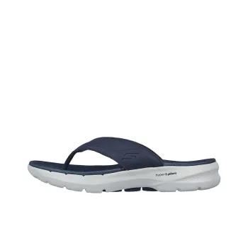 Skechers Go Walk 6 Odor-Resistant Slip-Resistant Flip Flops Men's Marine Blue