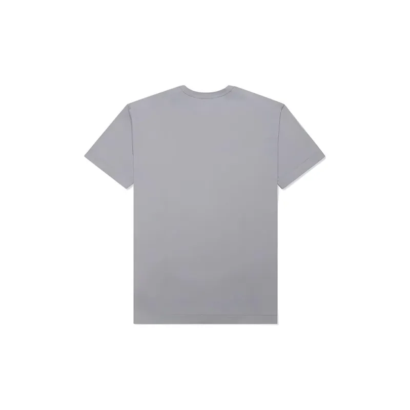 CDG Play T Shirts Men Gray-1