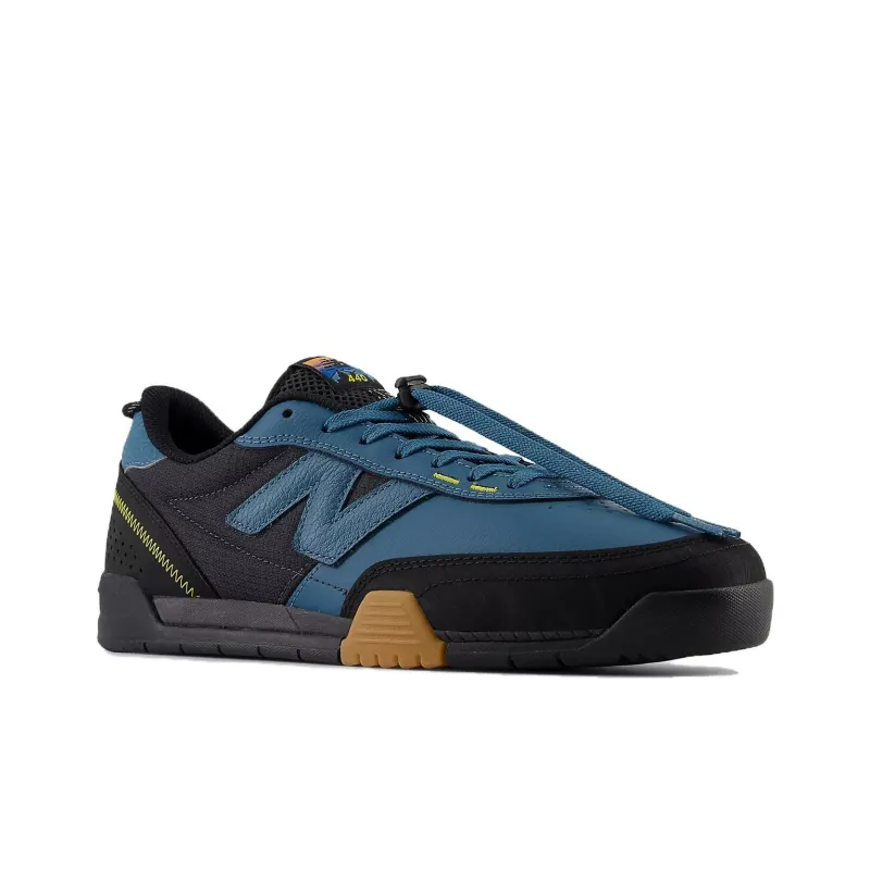 New Balance NB 440 Anti Slip Wear Resistant Low Top Skateboard Shoes Unisex Blue Black-2