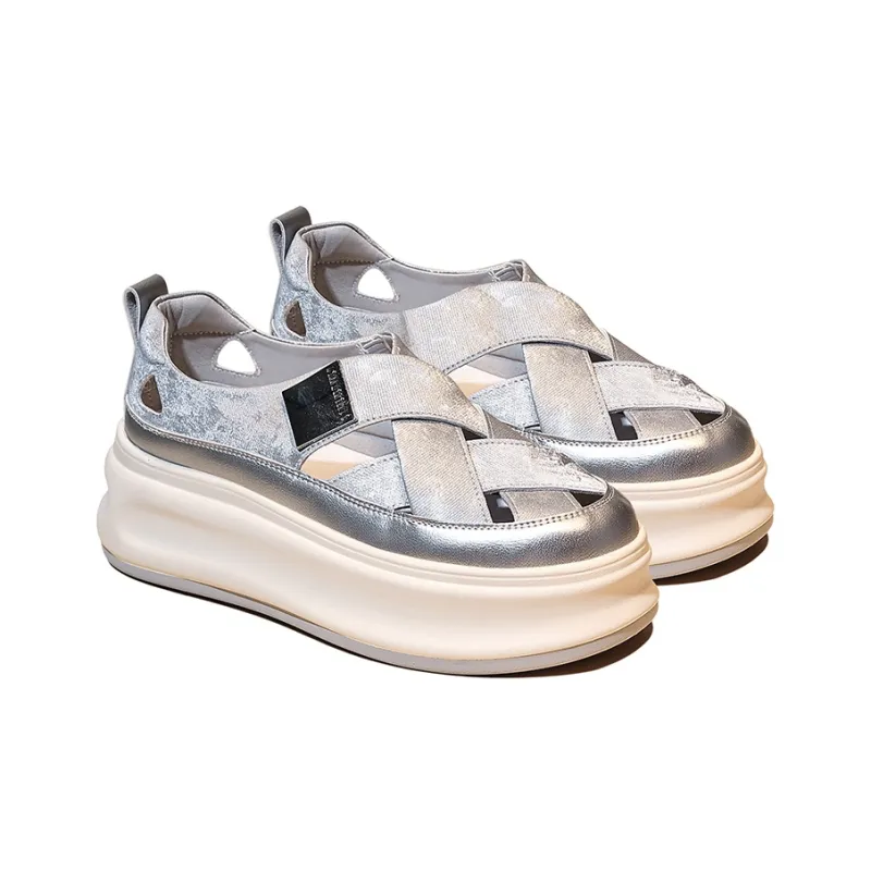 Junjali Women's Casual Shoes Women's Beige/Coffee/Gray-4