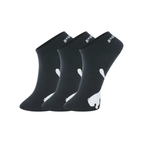 PUMA No Show Socks Unisex 3 Pack Black