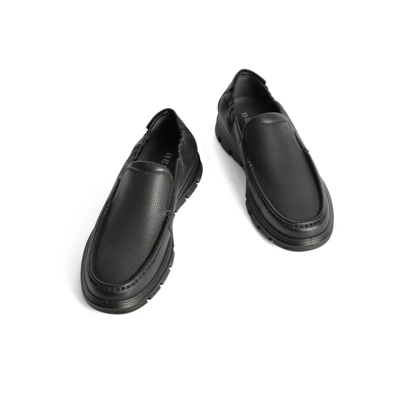 BELLE Men's Casual Shoes Men Low-Top Solid Color-2