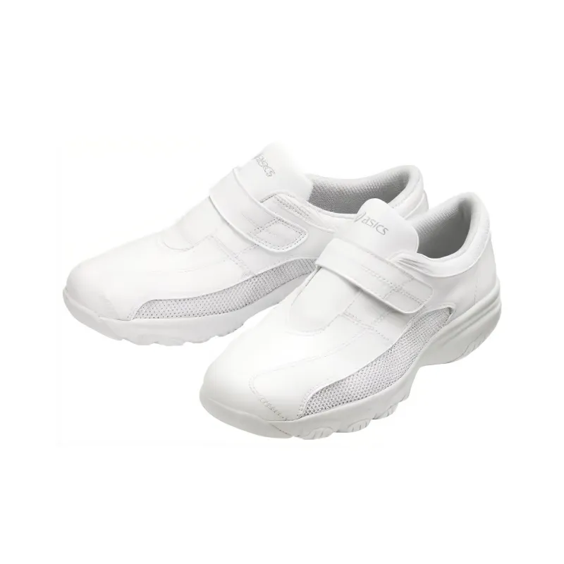 Asics Slip-Resistant Low-Top Casual Shoes Unisex White-2