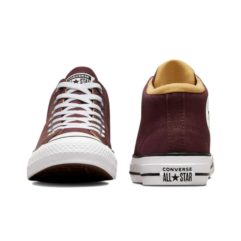Converse Chuck Taylor All Star Anti-Slip Wear-Resistant Mid-Top Canvas Shoes Unisex Umber White-3