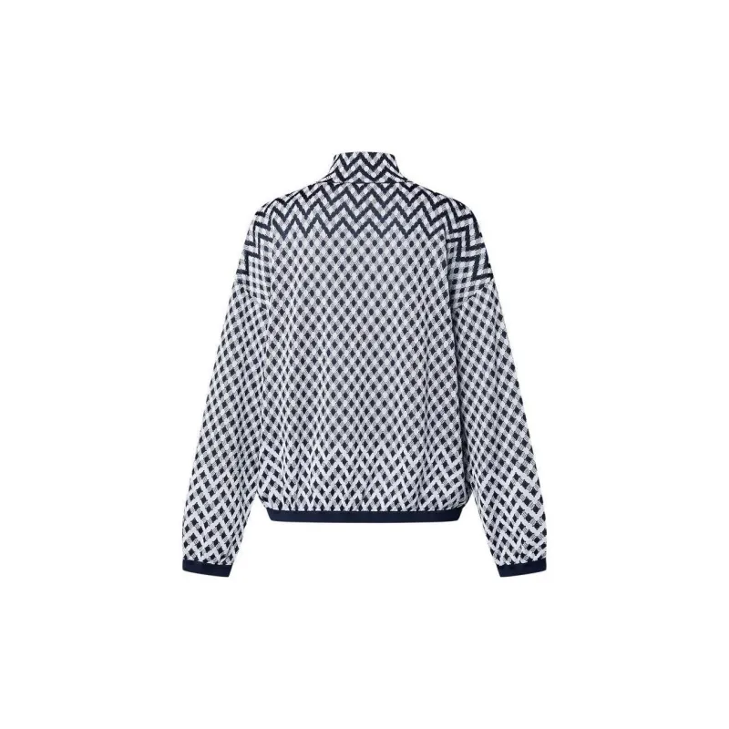 LOUIS VUITTON Graphic Damier Zip-Up Jacket-1
