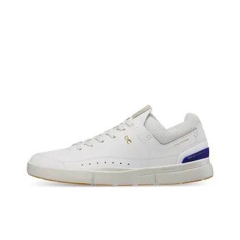 FEIDELEI x On CourtTHE ROGER Anti Slip And Wear Resistant Lightweight Low Top Casual Shoes Men's White Indigo