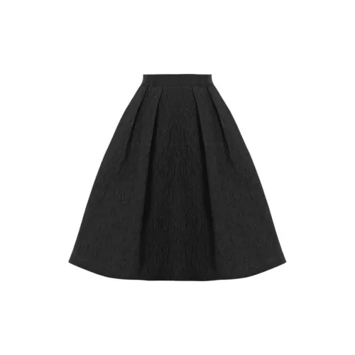 DPLAY Casual Short Skirts Women's Flared Skirt