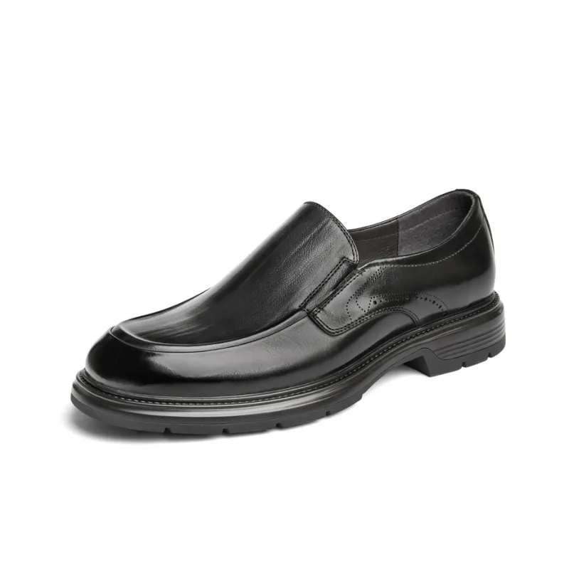 BELLE Men's Casual Shoes Men Low-Top Black-1