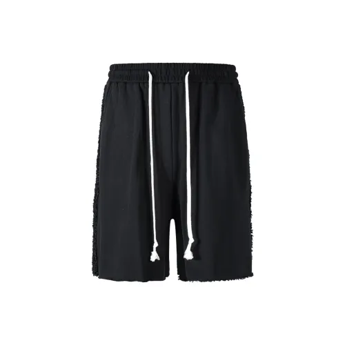 MENSHEN HIPHOP SPORT Casual Shorts Unisex Black