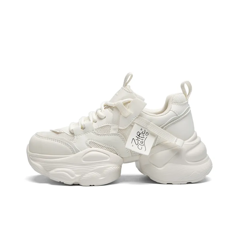 ZHR Wear-Resistant Slip-Resistant Low-Top Chunky Sneakers Women's-0
