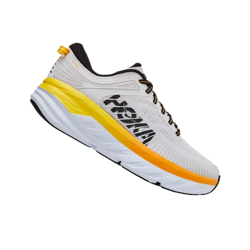 HOKA ONE ONE Bondi 7 Wide 'Grey Orange'-1