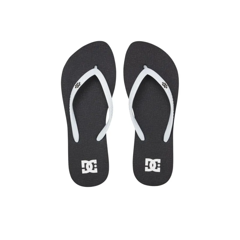 DC Shoes Slip Resistant Flip Flops Women's Black-3