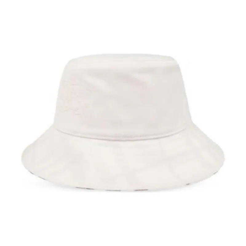 Burberry EKD Embroidered Dropped Brim Bucket Hat-0