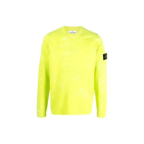 STONE ISLAND Sweaters Men Neon Yellow