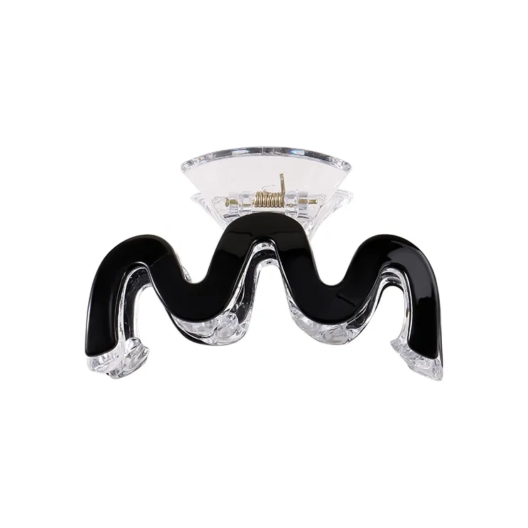 CAROMAY Hair Clips Women's White/Light Coffee/Dark Coffee/Black-3