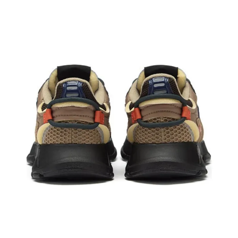 LACOSTE Low Top Casual Shoes Women's Brown Black-3