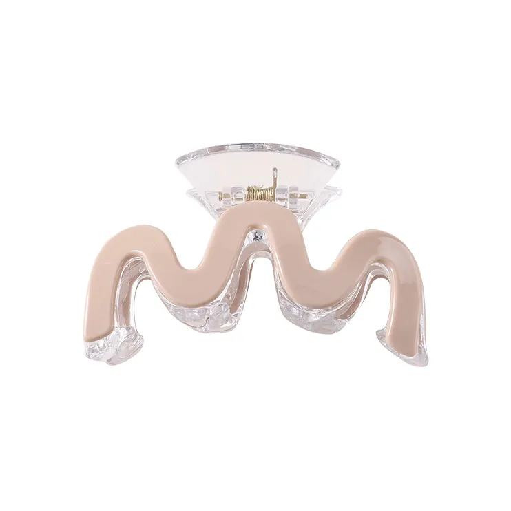 CAROMAY Hair Clips Women's White/Light Coffee/Dark Coffee/Black-1