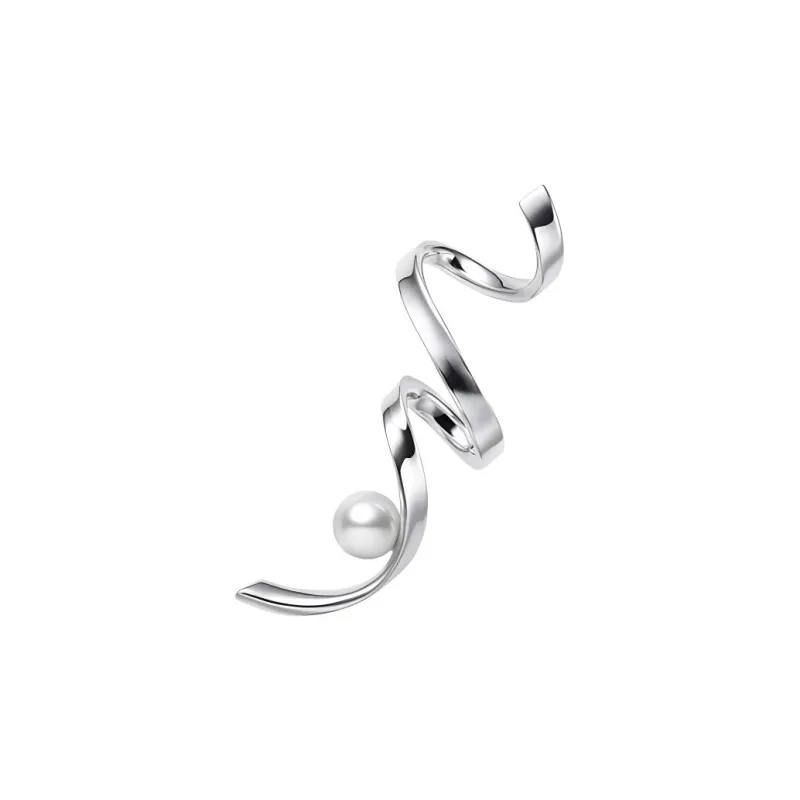 MIKIMOTO Silver Brooches Unisex Silver-0