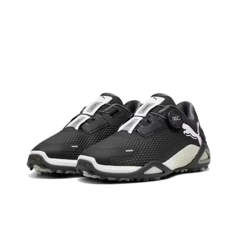 PUMA Anti Slip Wear Resistant Low Top Golf Shoes Women's Black-2