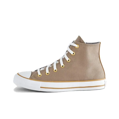 Converse Chuck Taylor All Star Anti Slip Wear Resistant High Top Canvas Shoes Women's Brown White