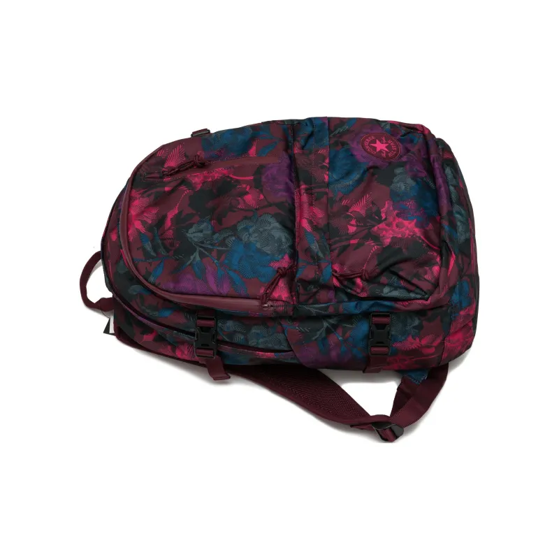 Converse Polyester Backpack Regular Unisex Burgundy Multicolor-3