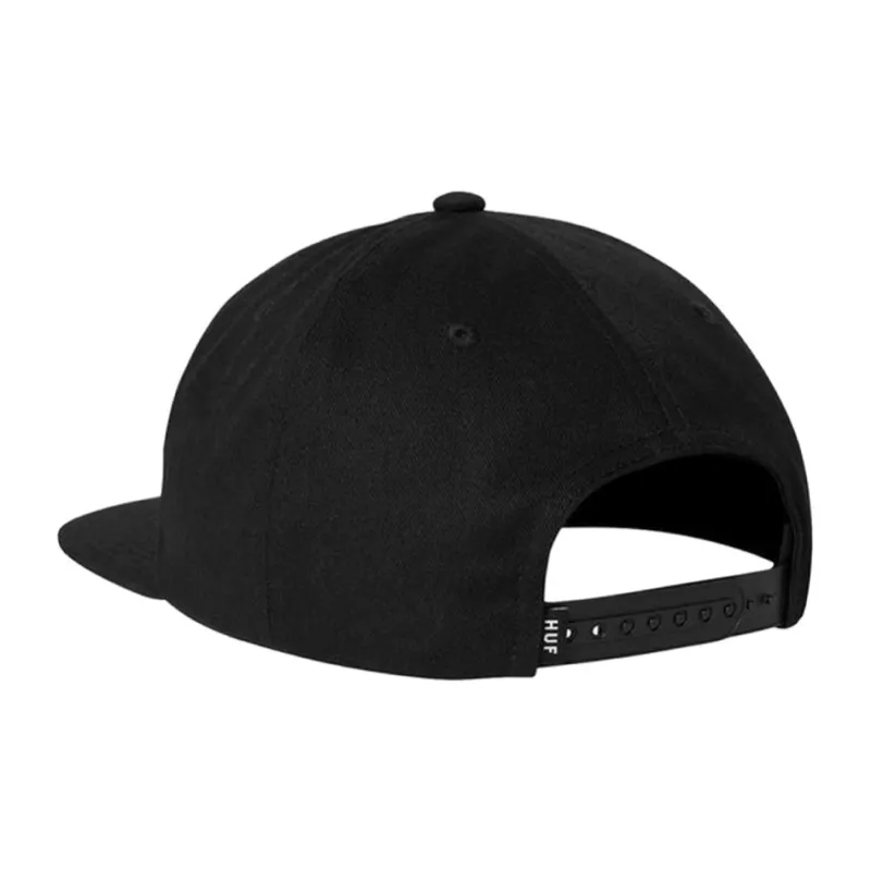 HUF 100% Cotton Baseball Caps Unisex Black-1