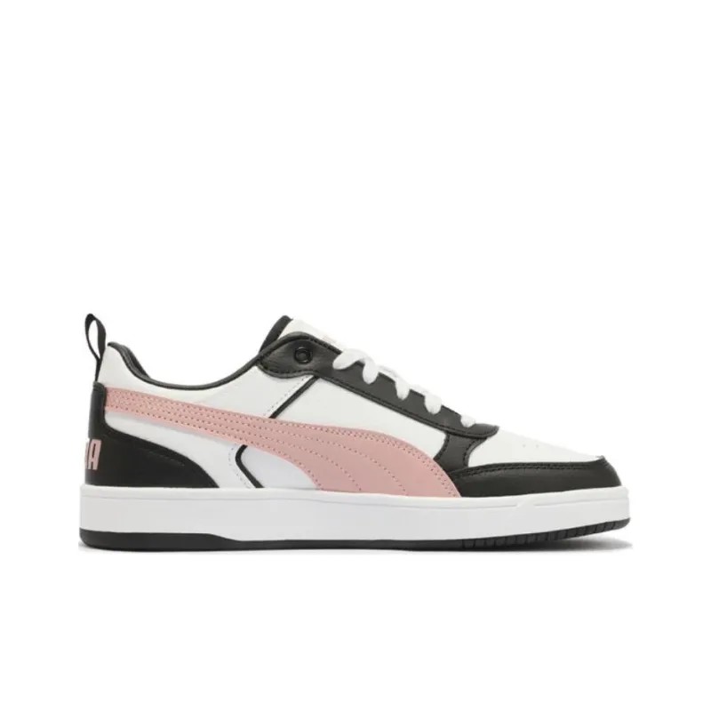 PUMA DRIBBLE Anti Slip Wear Resistant Low Top Casual Shoes Unisex White Pink-1