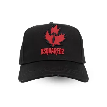 DSQUARED 2 Leaf Patch Baseball Cap