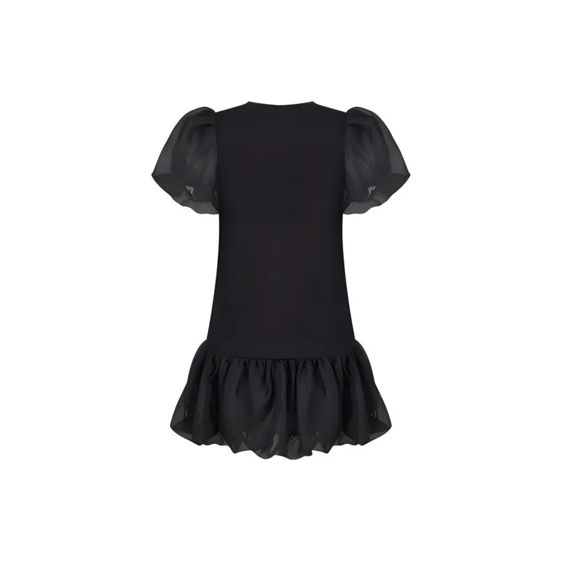 TAMMY TANGS Short Sleeved Dresses Women's Black-1